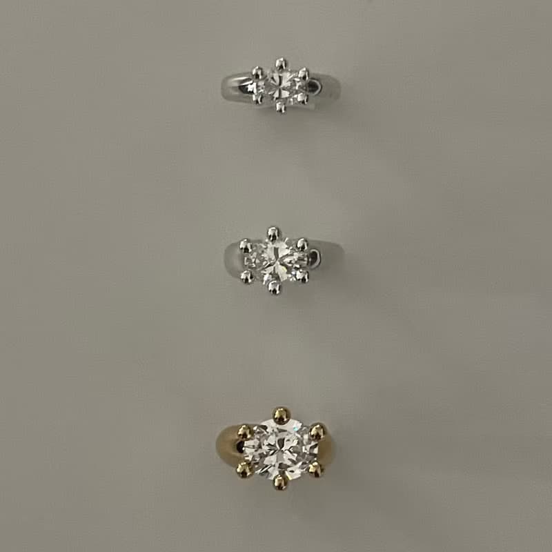 haime emma ring (cubic 10*8mm) original silver