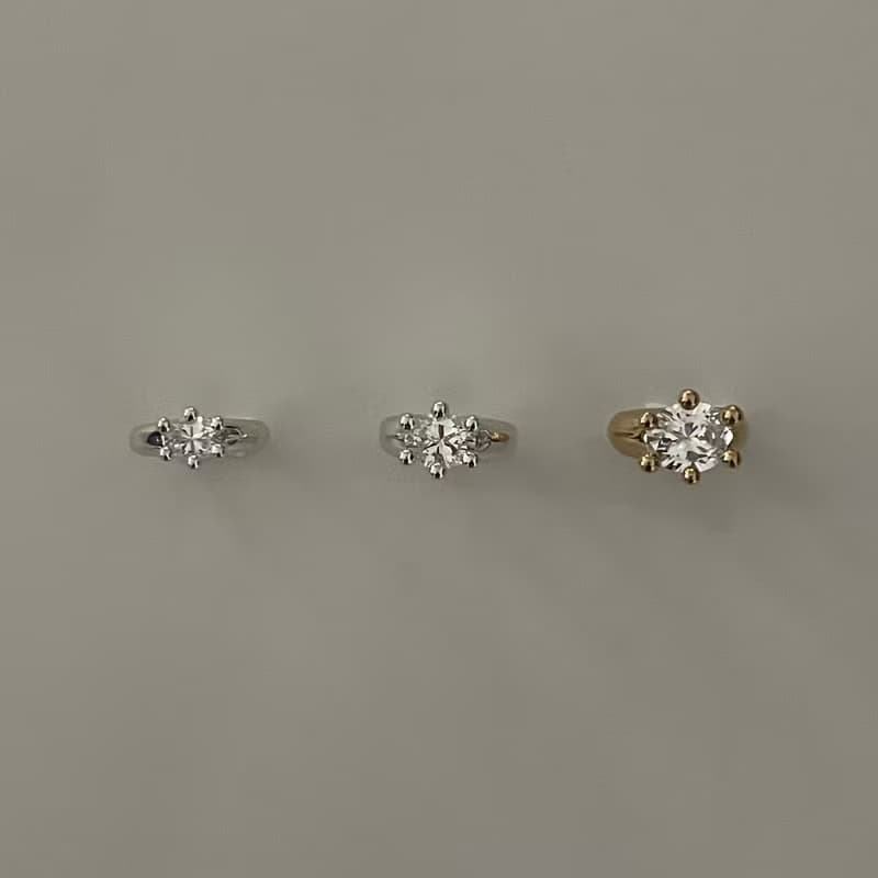 haime emma ring (cubic 10*8mm) original silver