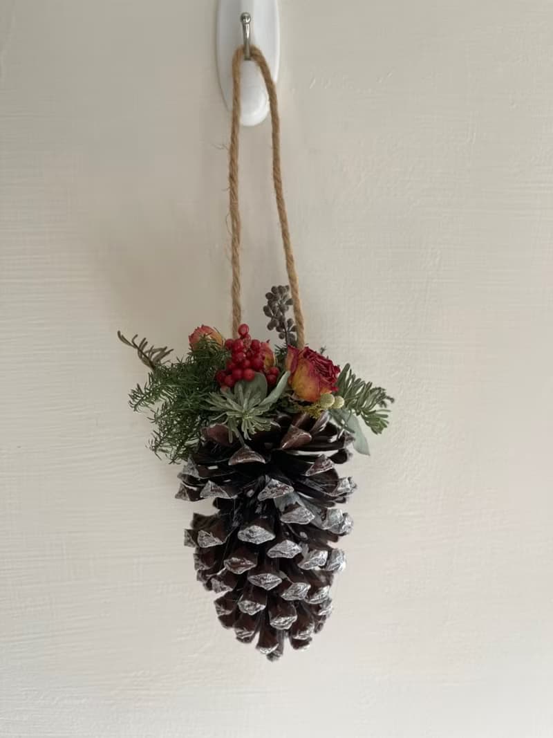 【吊飾】吊飾/聖誕節/松果/交換禮物/花禮/聖誕樹