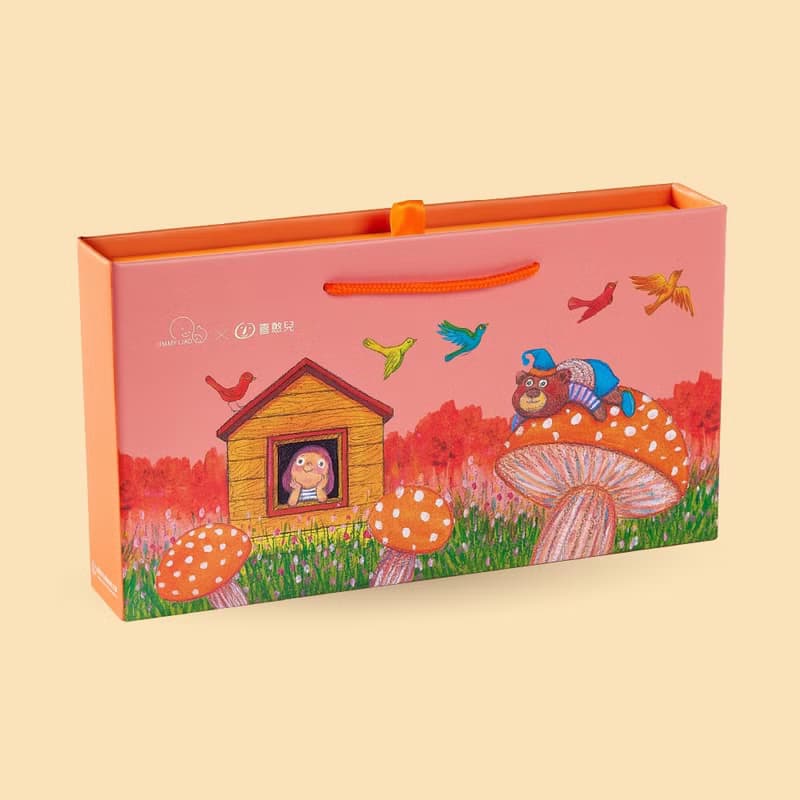 【喜憨兒×幾米】花鳥尋月8入月餅禮盒(C2) 中秋送禮