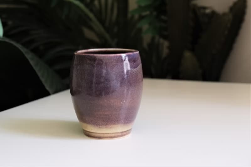 紫衣韻味 - 生活食器 茶杯 陶器 情人節