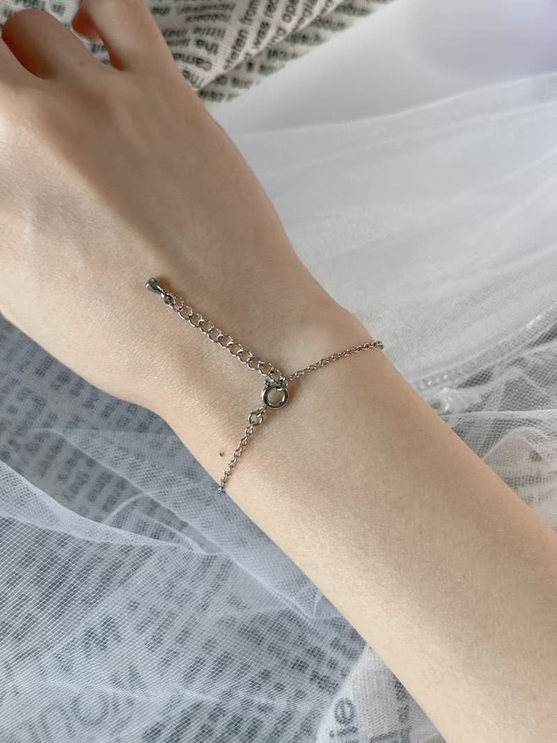 浪漫紅石榴石氣質手鍊 - 永恆德魯納系列水晶手鍊/紅石榴石/鈦鋼