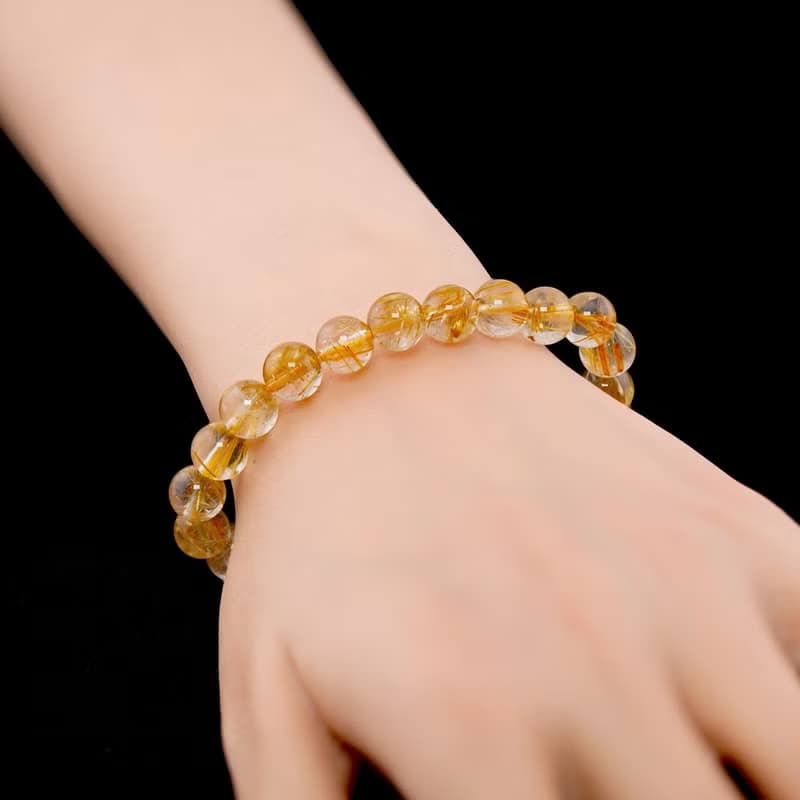 寶麗金珠寶-天然鈦晶手珠