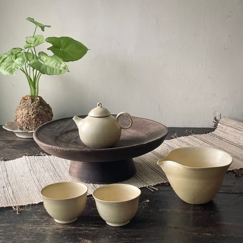 胖胖鵝黃茶具組