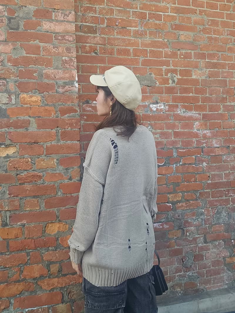 【HiGh MaLi】報童帽/寬帽沿/米色+浮世繪#禮物#男友#古着#父親節