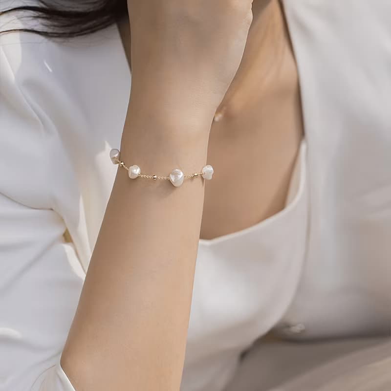 渴望手鍊 | 14K注金 珍珠 | 免運 | Belinda輕珠寶