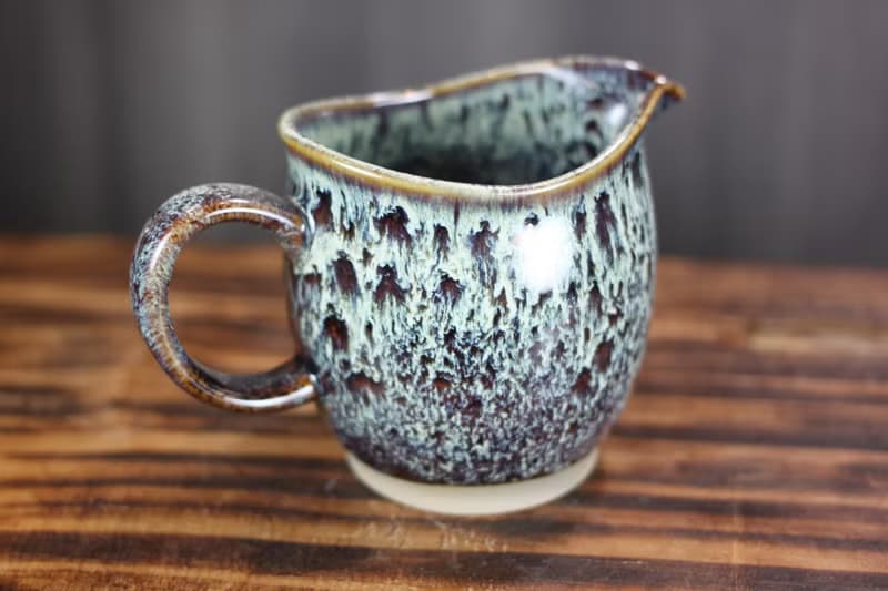 【送禮好物】200ml 岩雪 天目釉 茶海 公道杯 鶯歌名家葉敏祥作