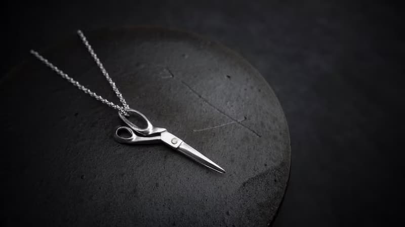 【臍加厝】剪刀系列│純銀裁縫剪項鍊