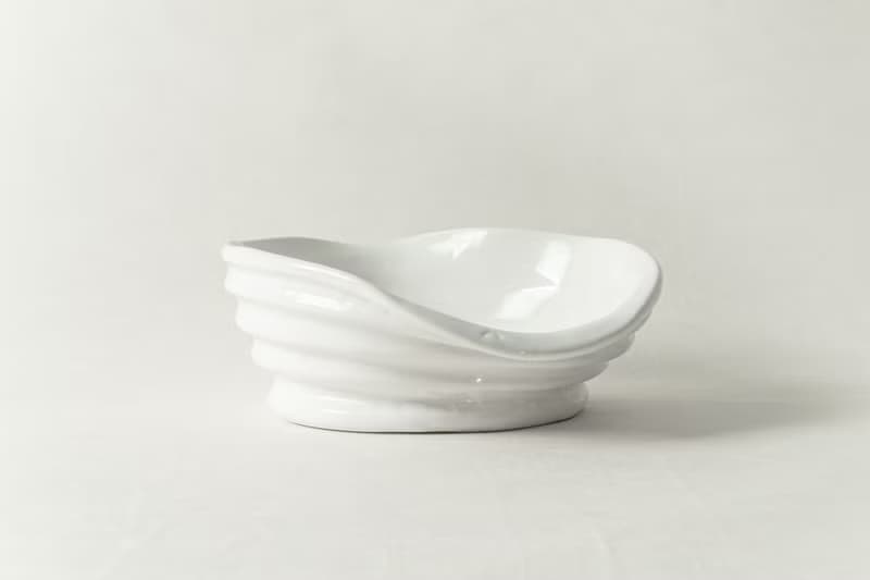 WAVE pet bowl  ペットボウル　食器スタンド　小型犬　中型犬　ネコ　陶器