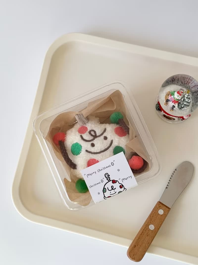 Cookieman聖誕限定白巧糖霜創意可愛曲奇餅干人掛飾毛絨玩