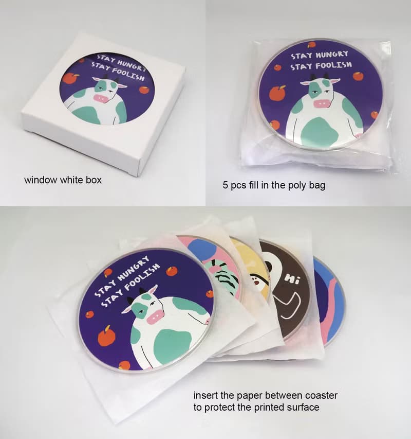 【聖誕節快速出貨畢業療癒禮物】創意動物療癒文字/防水壓克力5入
