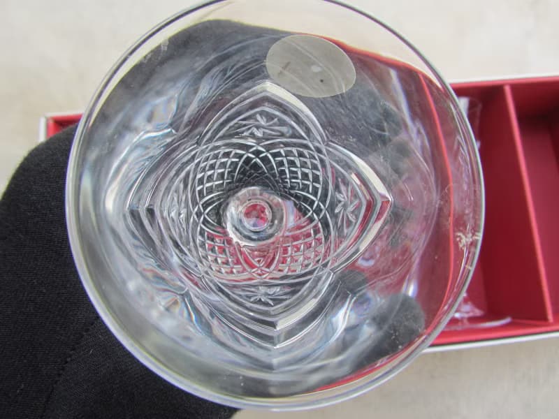 【老時光 OLD-TIME】早期二手法國水晶玻璃杯組(一組五杯)