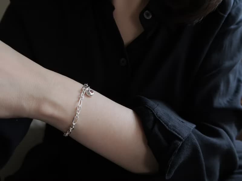 999純銀 彩色藍寶石 尖晶石 天然石 925純銀 手鍊 對鍊 免費包裝