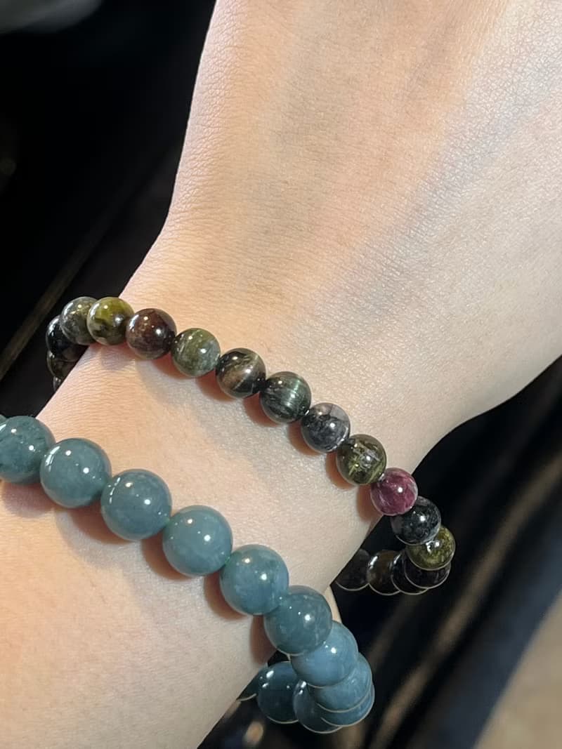 藍水翡翠 翡翠手串 翡翠珠鍊 翡翠 手鍊 手珠 手串