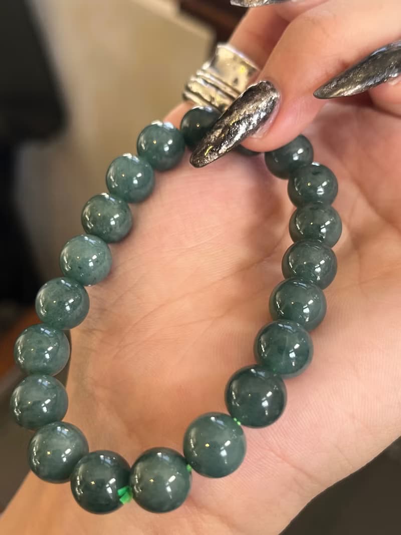 藍水翡翠 翡翠手串 翡翠珠鍊 翡翠 手鍊 手珠 手串