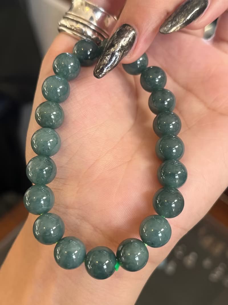 藍水翡翠 翡翠手串 翡翠珠鍊 翡翠 手鍊 手珠 手串
