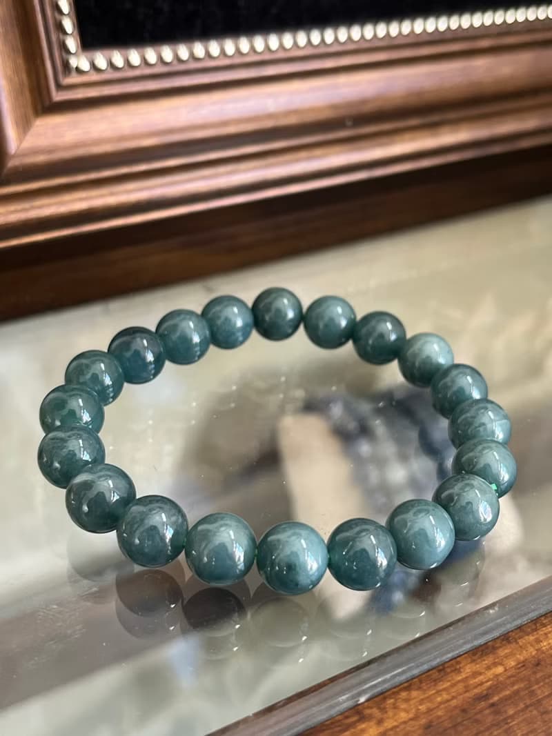 藍水翡翠 翡翠手串 翡翠珠鍊 翡翠 手鍊 手珠 手串