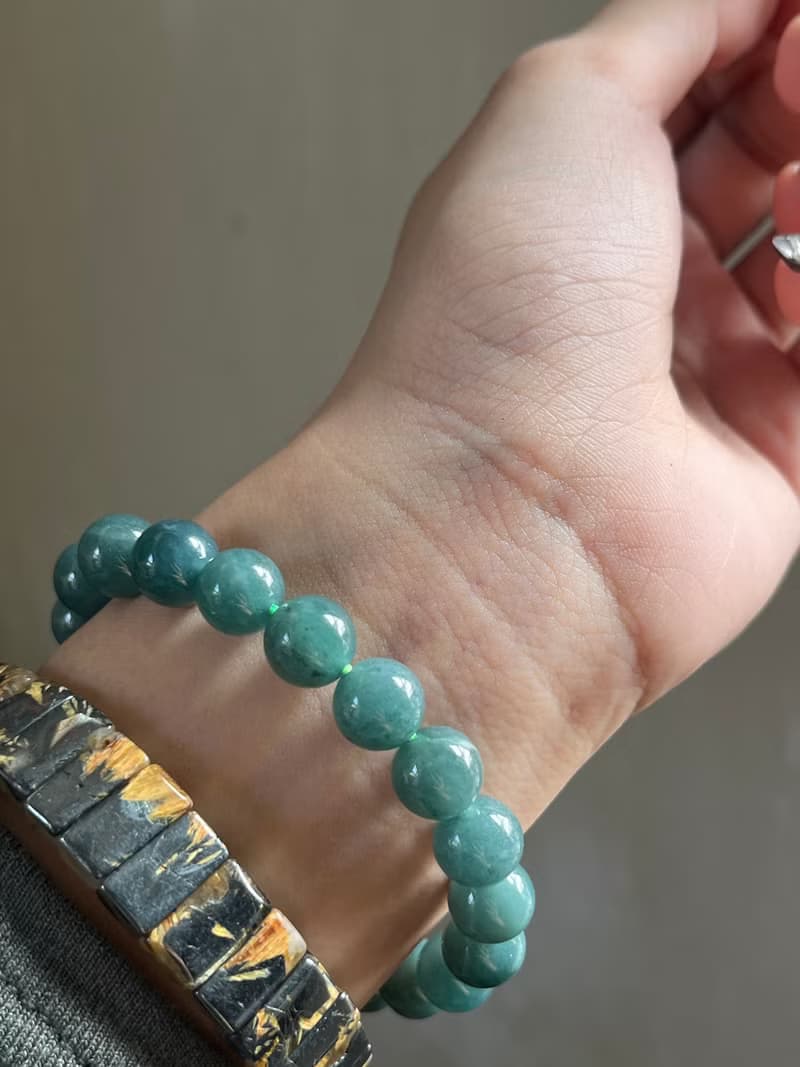 藍水翡翠 翡翠手串 翡翠珠鍊 翡翠 手鍊 手珠 手串