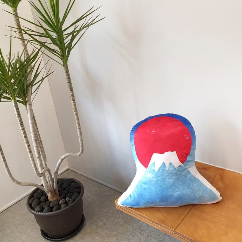 富士山 抱枕