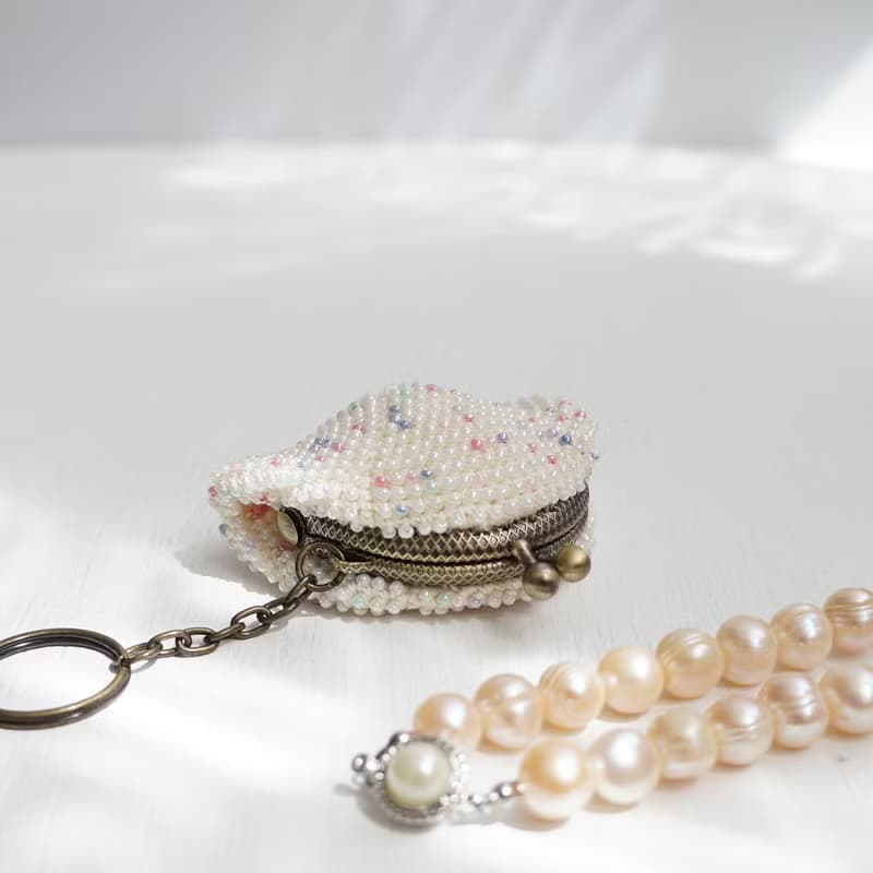 Ba-ba handmade Seedbeads crochet coincase No.1912