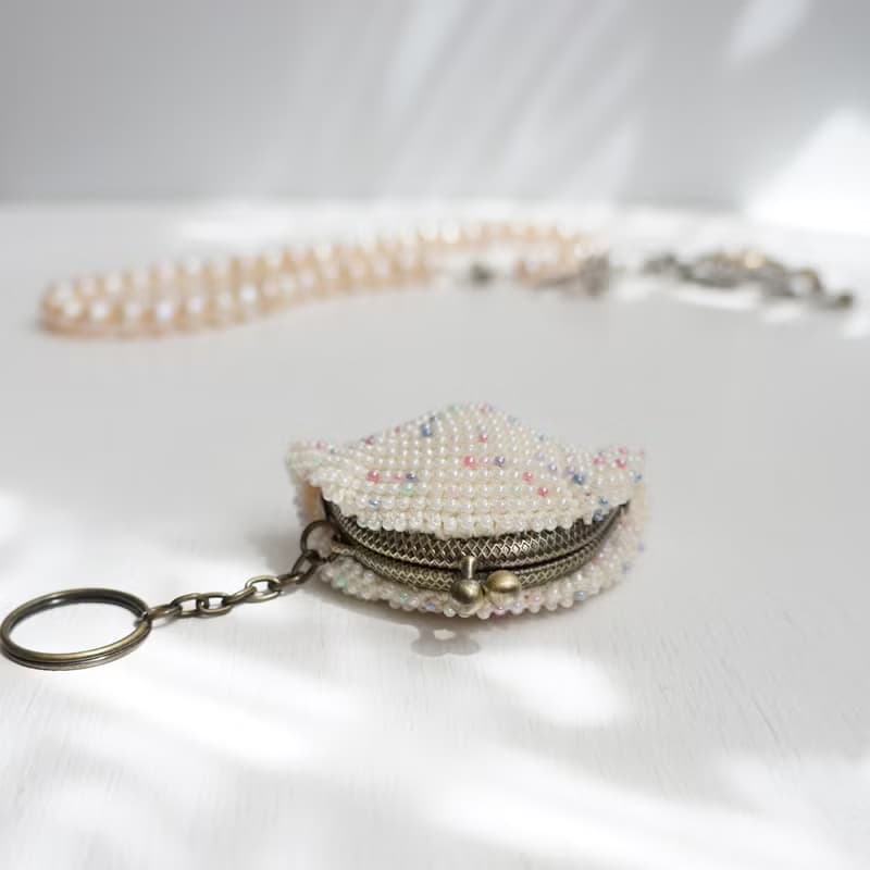 Ba-ba handmade Seedbeads crochet coincase No.1912