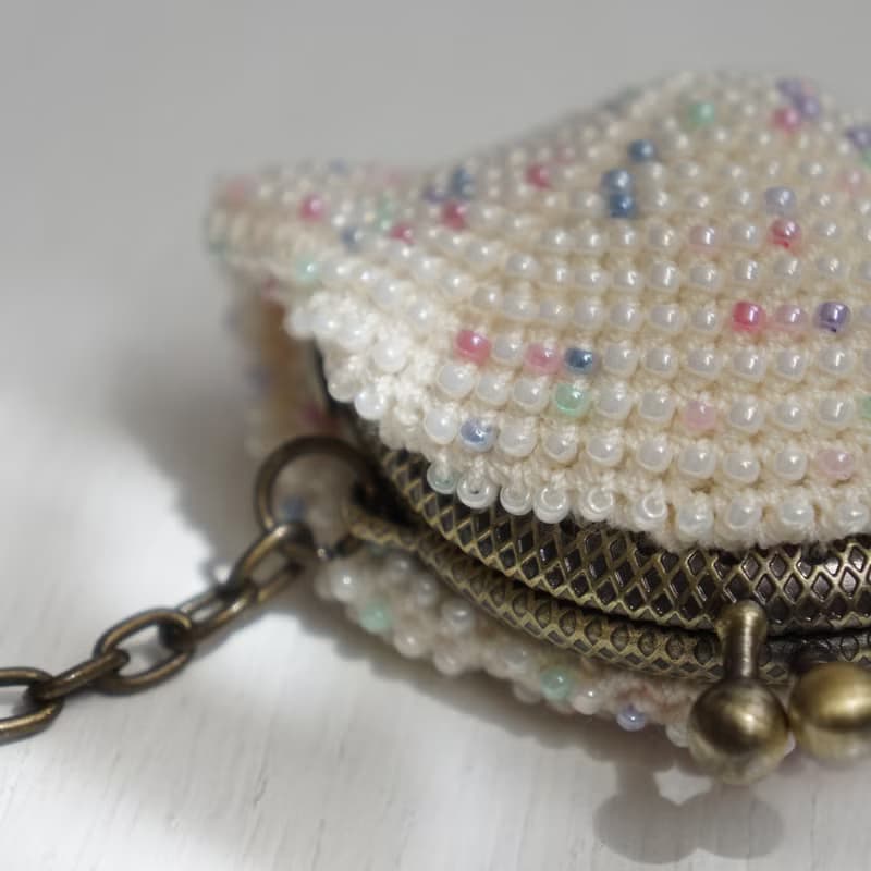 Ba-ba handmade Seedbeads crochet coincase No.1912