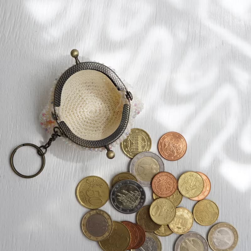 Ba-ba handmade Seedbeads crochet coincase No.1912