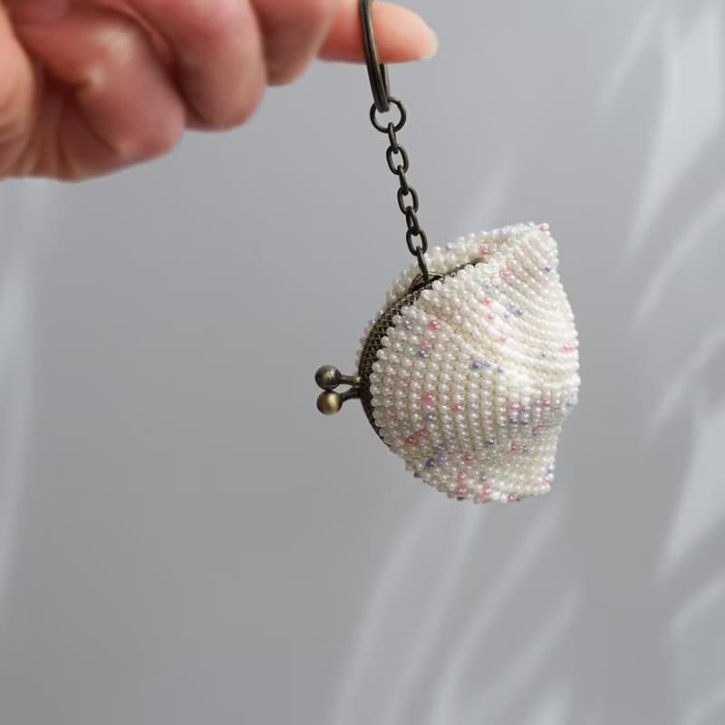 Ba-ba handmade Seedbeads crochet coincase No.1912