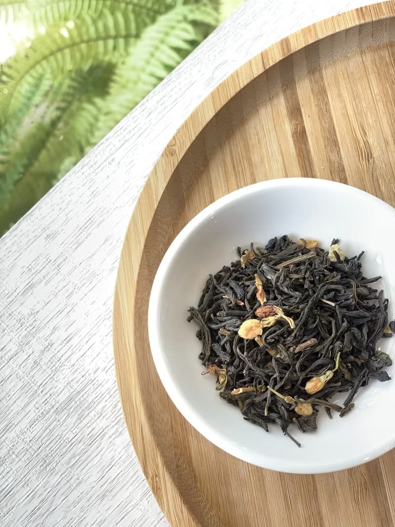 【錦茂行】茉莉綠茶粉x台灣|||甜點.烘焙.茶飲專用.純天然.無添加