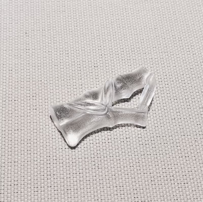 琉璃 竹節 茶枕