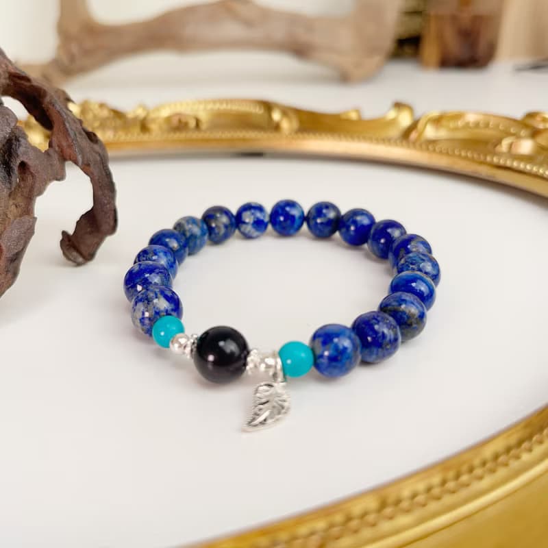 一葉致富青金石手鍊