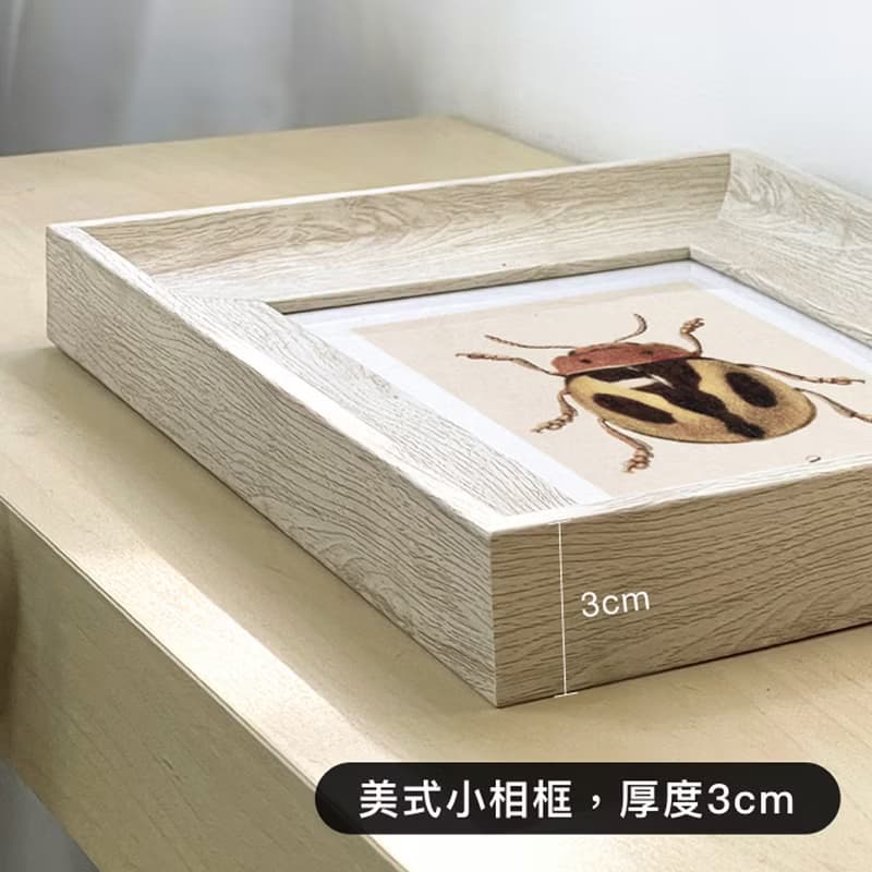 【台灣24H出貨】美式復古小相框 (5寸/7寸/10寸) 掛牆 擺台 照片