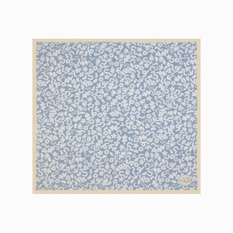 【Ven & Qu】荷蘭鳶尾花棉絲方巾 51×51 cm
