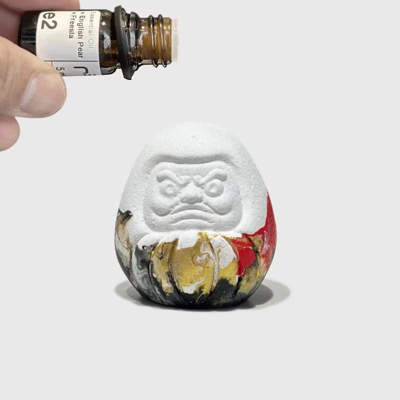 手工製造 I 達摩擴香石 I 流體藝術
