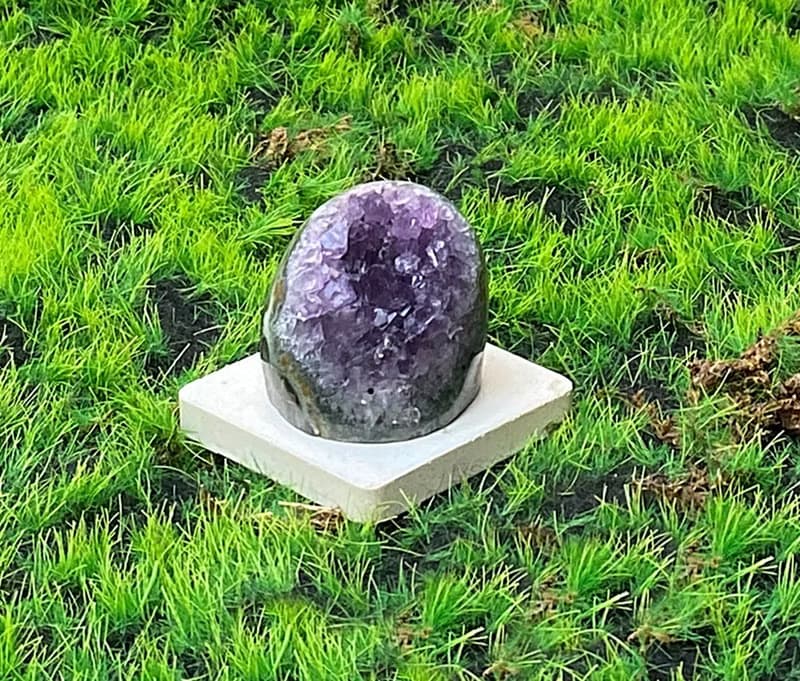 能量擺飾-天然紫晶鎮 紫水晶 療癒 招財 消磁淨化 智慧 財運水晶