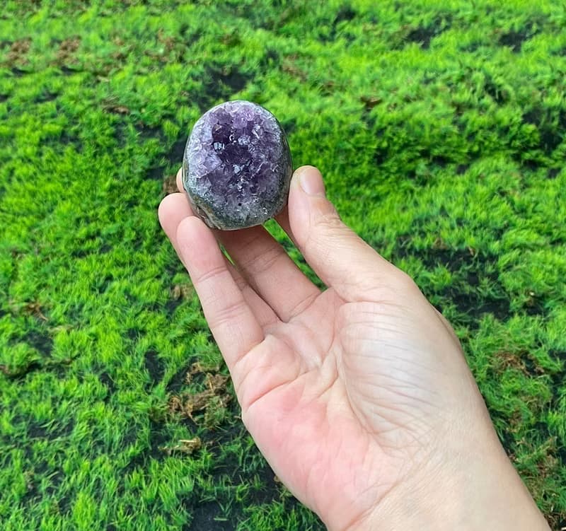 能量擺飾-天然紫晶鎮 紫水晶 療癒 招財 消磁淨化 智慧 財運水晶