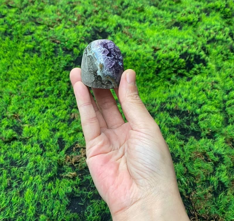 能量擺飾-天然紫晶鎮 紫水晶 療癒 招財 消磁淨化 智慧 財運水晶