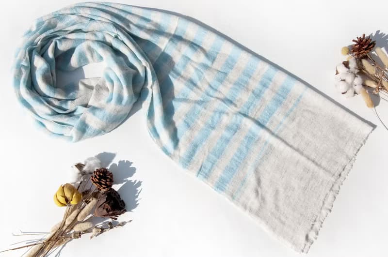 喀什米爾Cashmere 針織圍巾 純羊毛圍巾 手織圍巾 編織圍巾-希臘