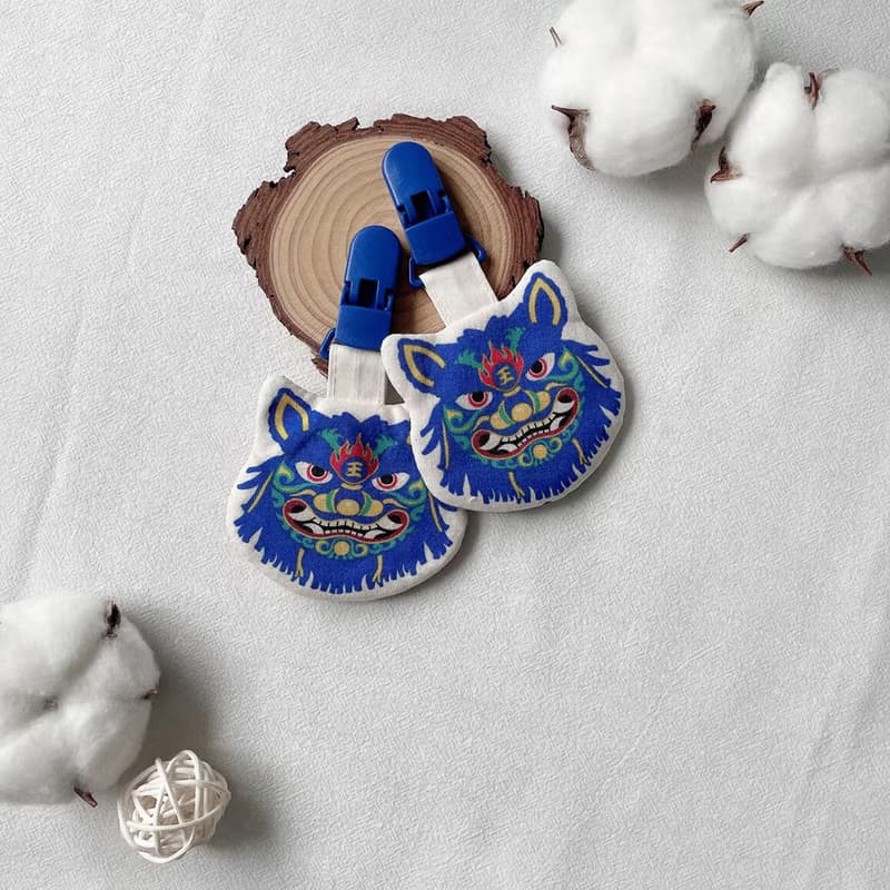 醒獅頭 新年 喜慶 平安符袋 護身符袋 香火袋