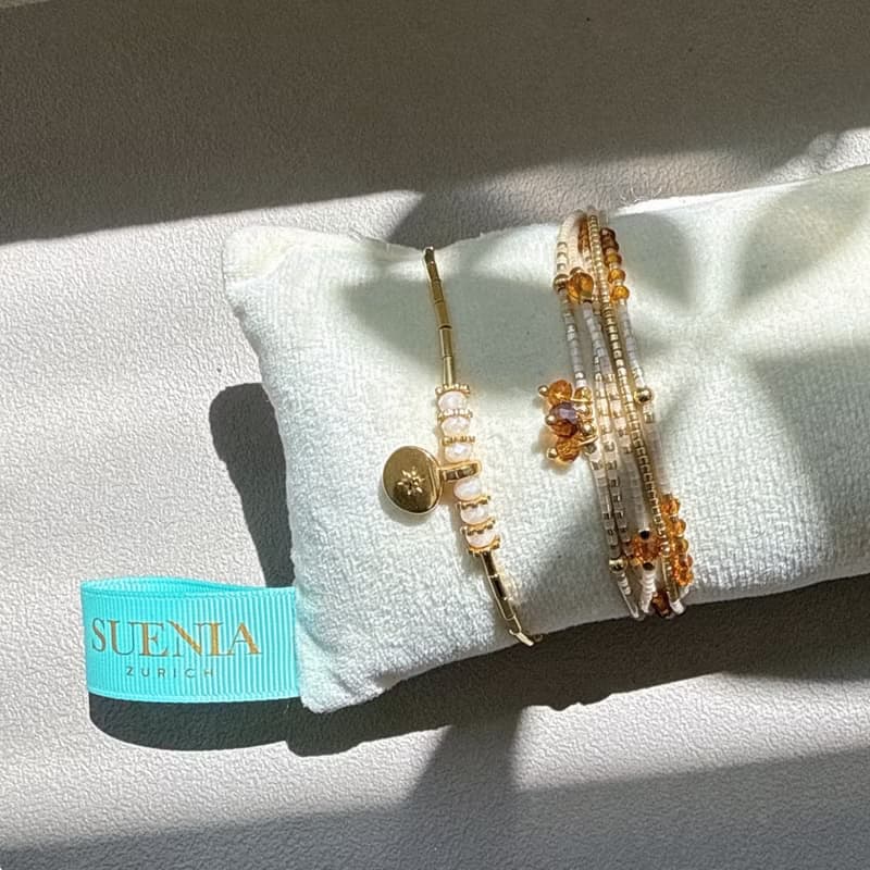 【PINKOI DESIGN FEST新品】銀河星光 精緻手工雙圈手鍊組