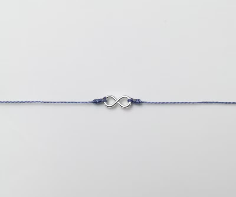 925純銀 無限 紅線 手鍊 手線 手繩 符號 愛無限 姻緣 開運 婚禮