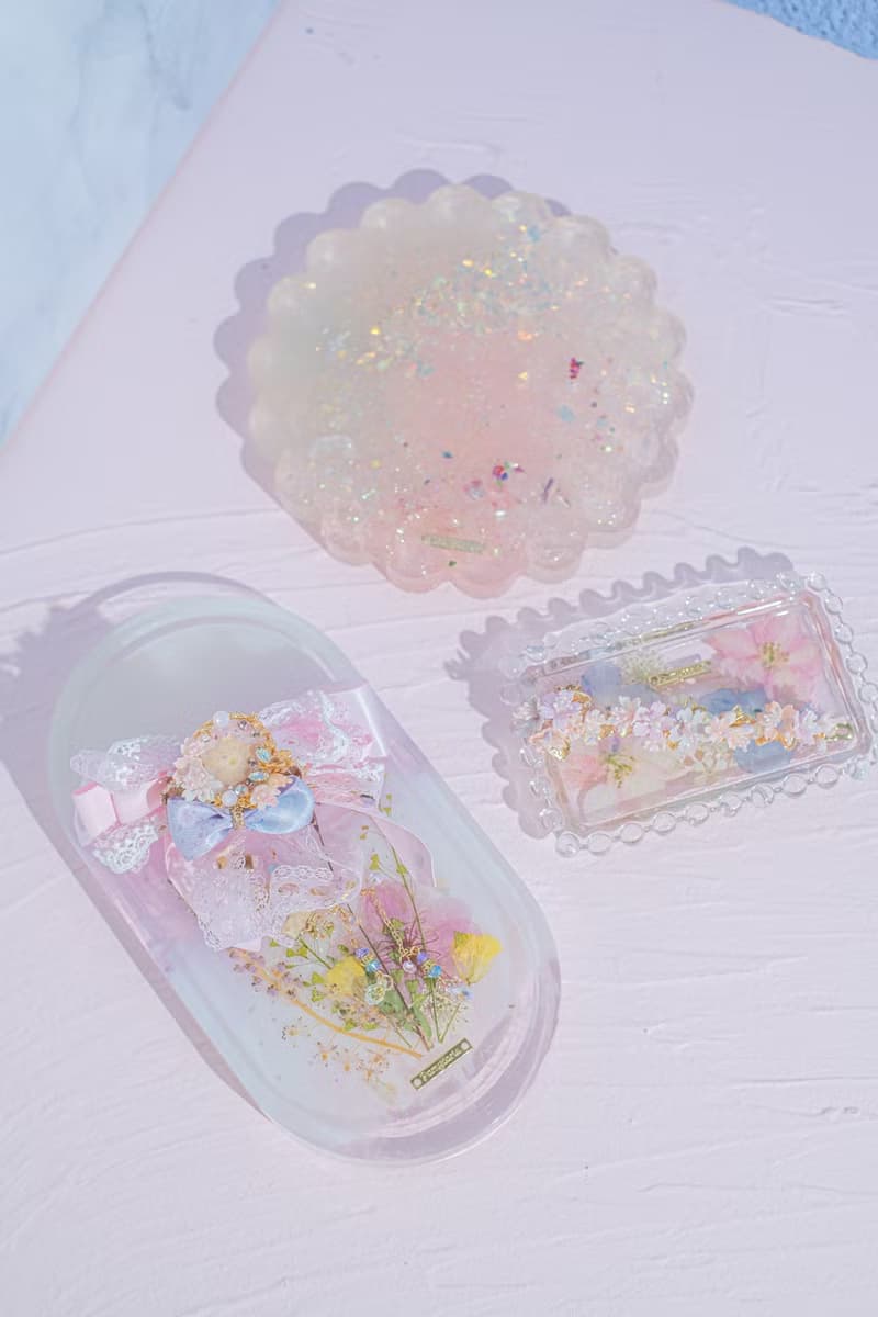 花植圖鑑手工押花置物盤