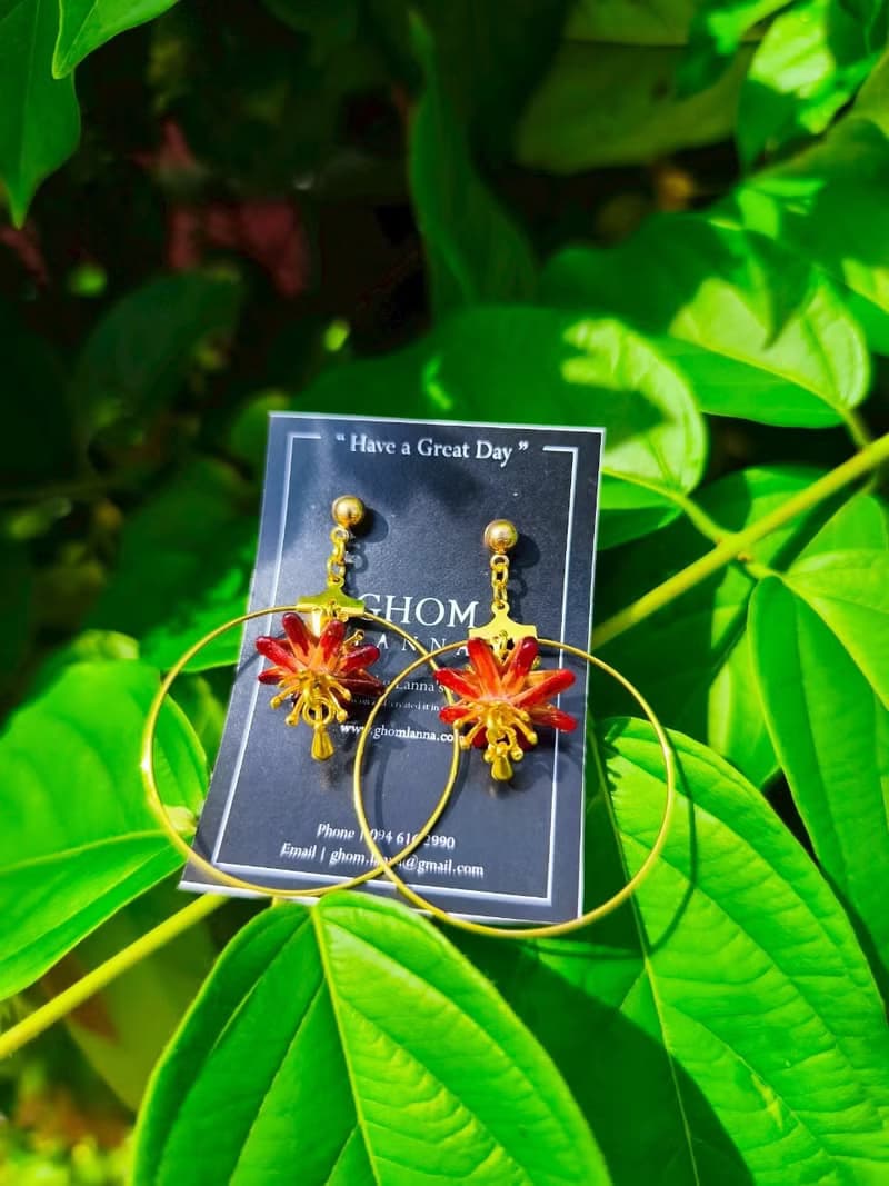 Dok-sailom Dan An Sadok Earrings 1 Dok (Dok Sailom Dan An Sadok Earrings 1 Dok)