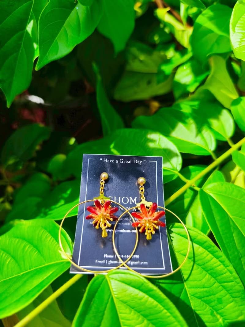Dok-sailom Dan An Sadok Earrings 1 Dok (Dok Sailom Dan An Sadok Earrings 1 Dok)