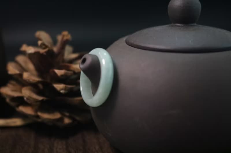 糯種簡約翡翠素圈戒指高檔木盒包裝
