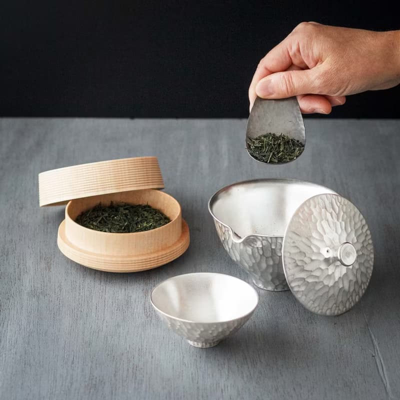黒染めの純銅製の茶さじ- Tea Scoop - KOTO TEA