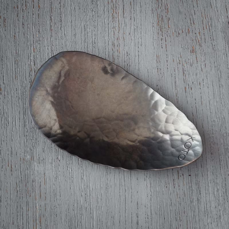 黒染めの純銅製の茶さじ- Tea Scoop - KOTO TEA