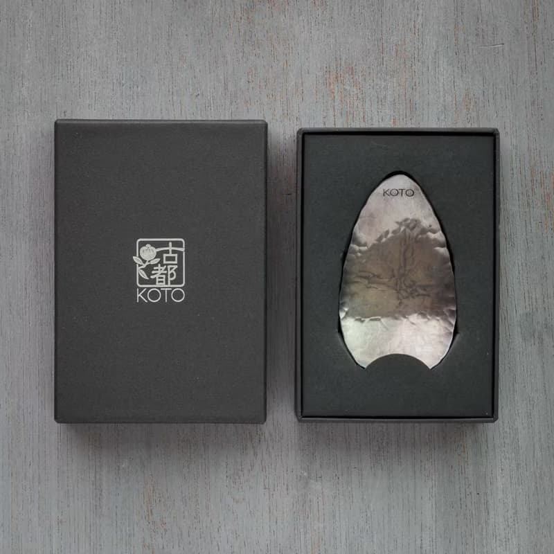 黒染めの純銅製の茶さじ- Tea Scoop - KOTO TEA