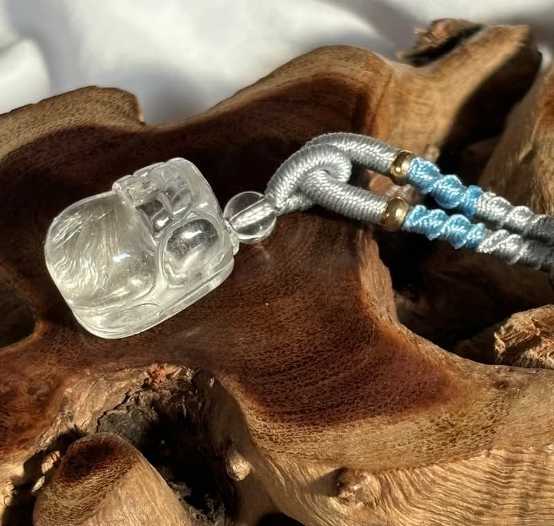 精品 板鈦 銀鈦晶 銀髮晶 吊墜 項鍊 順髪 貓眼 天然水晶 冰透