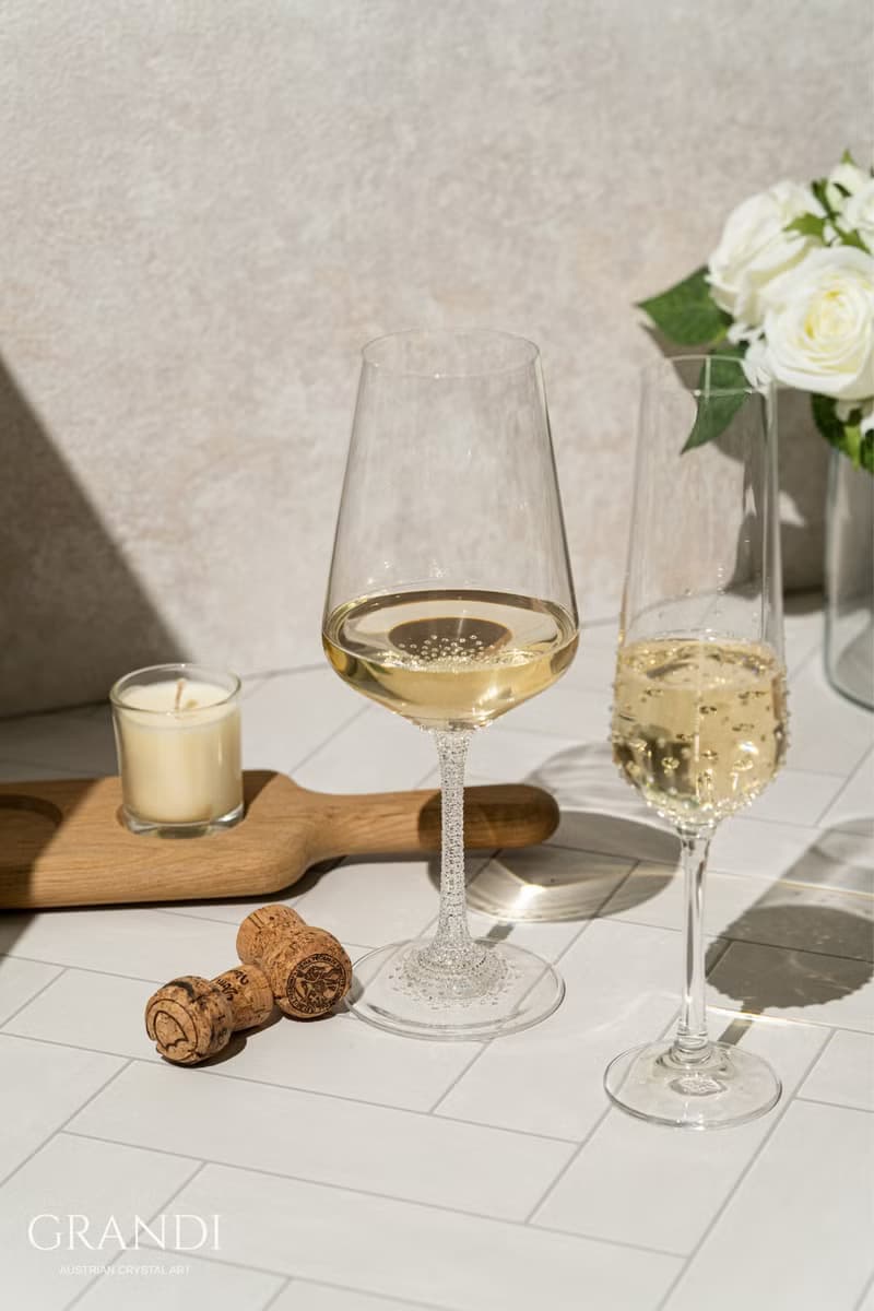 【GRANDI】奧地利 豪華仙女座 紅酒杯 施華洛世奇水鑽酒杯 玻璃杯